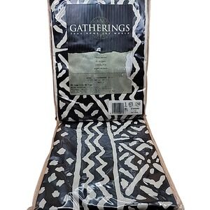 Gatherings MALI Pillowcase Shams Standard Set‎ 100% Cotton 200 Thread NOS